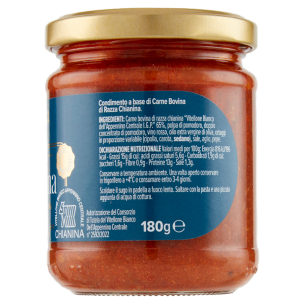 Consilia Optima Sugo di Carne Chianina 180 g
