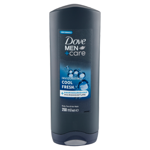 Dove Men+Care Invigorating Cool Fresh Body, Face & Hair Wash 250 ml