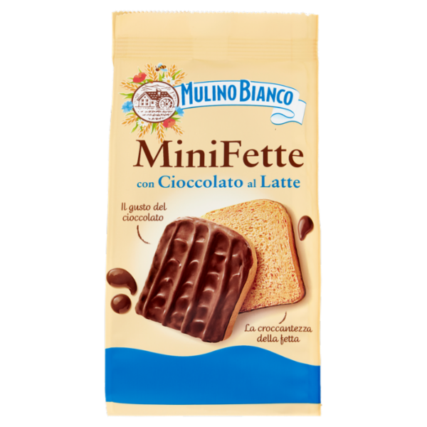 Mulino Bianco Mini Fette con Cioccolato al latte 110g