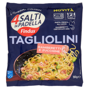 4 Salti In Padella Findus Tagliolini Gamberetti e Zucchine 550 g