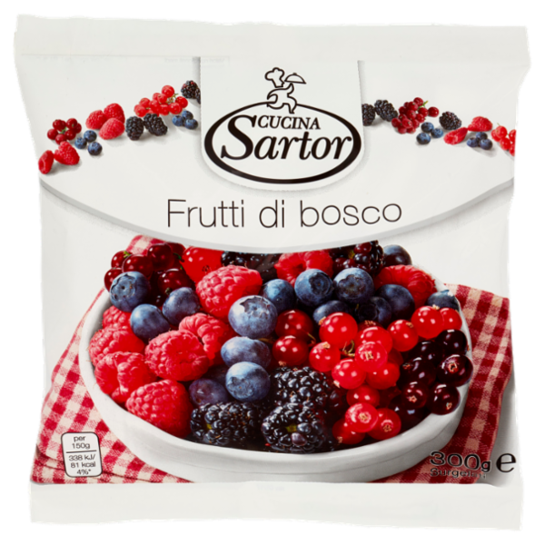 Cucina Sartor Frutti di bosco Surgelati 300 g