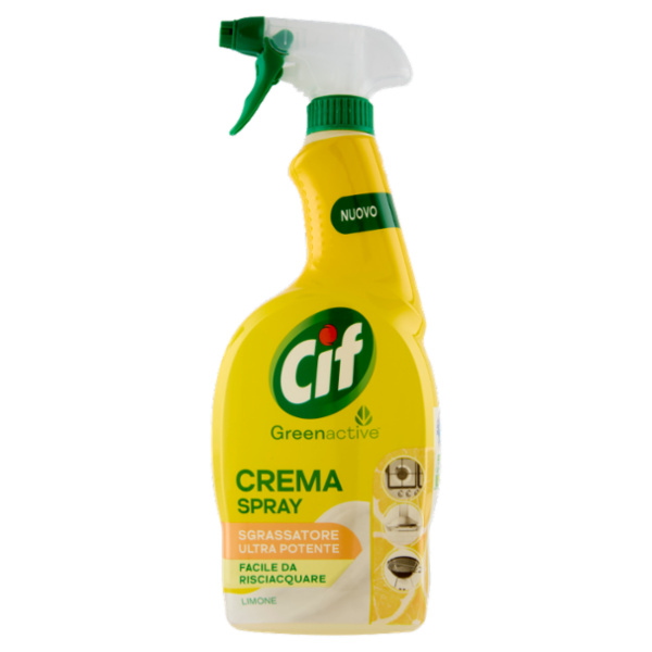 Cif Greenactive Crema Spray Limone 650 ml