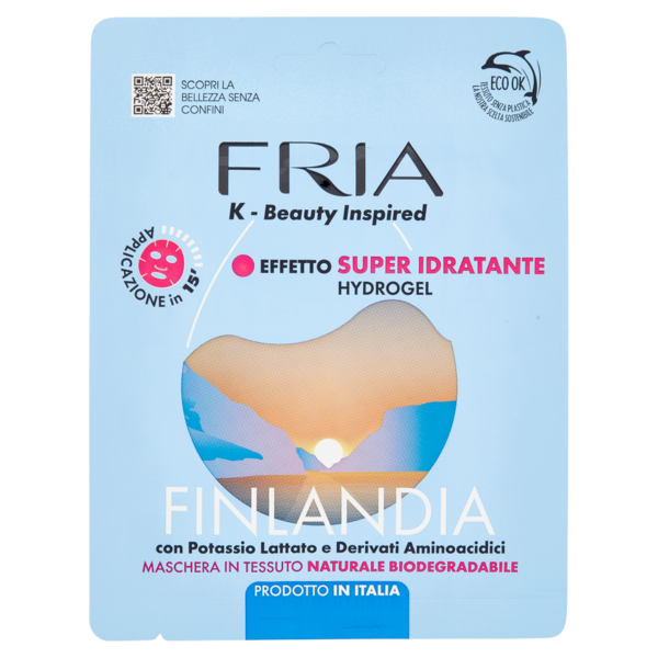 Fria Maschera Viso Monofase Finlandia Super Idratante Hydrogel