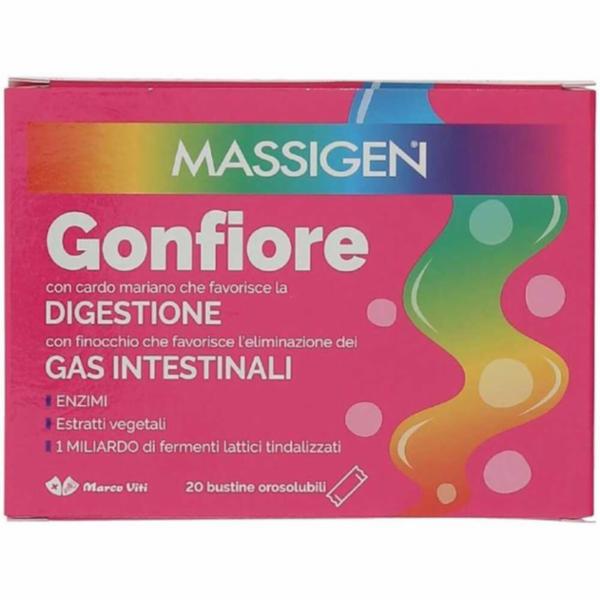 Massigen Integratore Gonfiore Stick 20 Pezzi