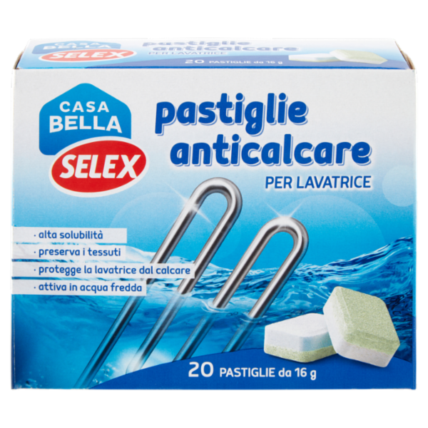 Selex Casa Bella Anticalcare per Lavatrice Pastiglie 20 x 16 g