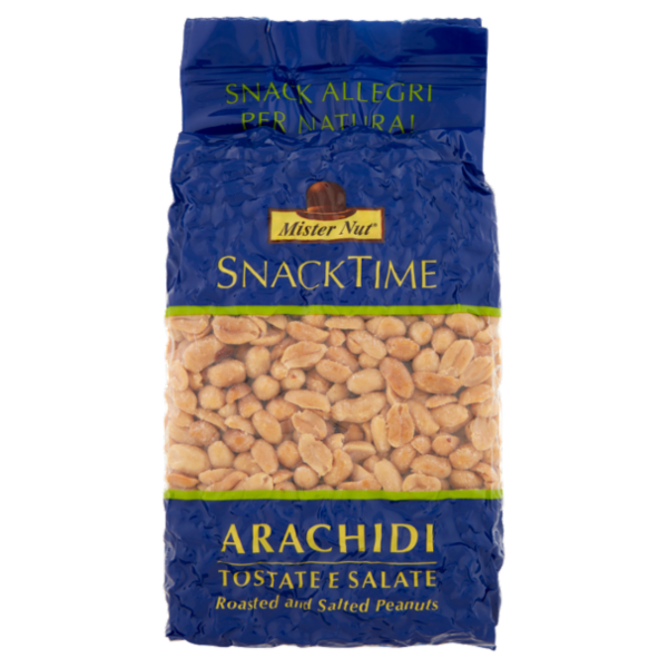 Mister Nut Snack Time Arachidi Tostate e Salate 1 Kg