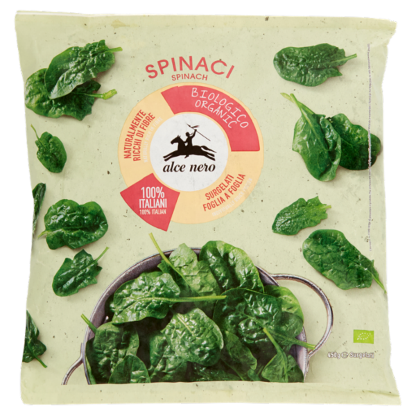 alce nero Spinaci Surgelati 450 g