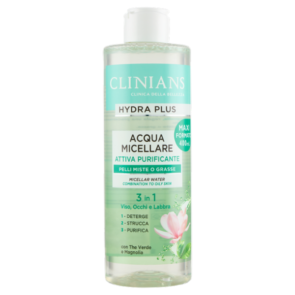 Clinians Hydra Plus Acqua Micellare Attiva Purificante 400 mL