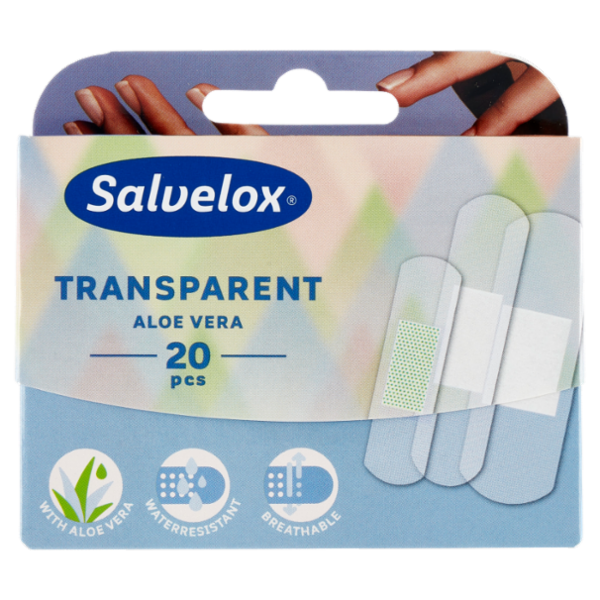 Salvelox Transparent Aloe Vera 20 pz