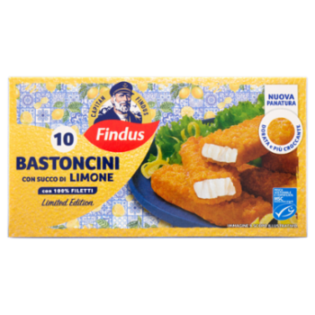 Capitan Findus 10 Bastoncini Al Limone 250 g