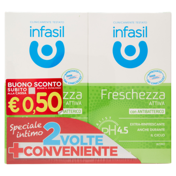 infasil pH Specialist 4.5 Intimo Freschezza Attiva 2 x 200 ml