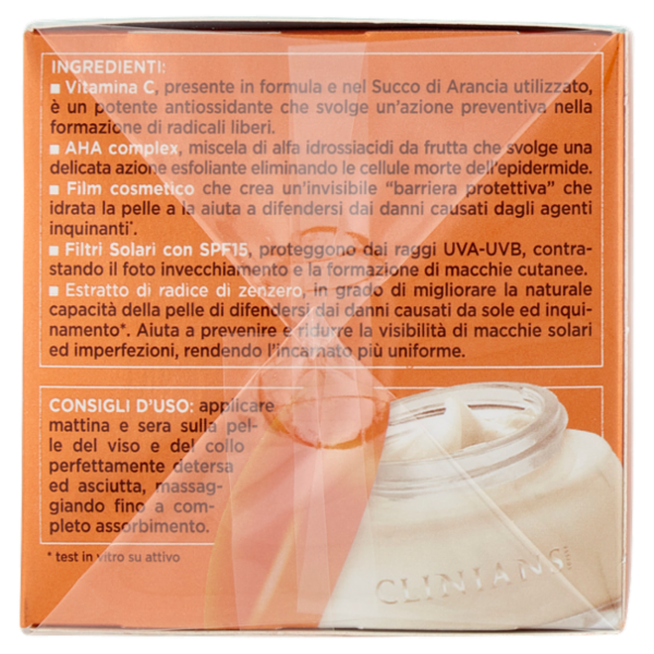 Clinians Vitamina C Trattamento Illuminante SPF15 50 mL