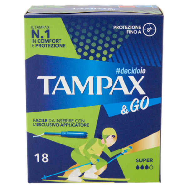 Tampax & Go Super 18 pz