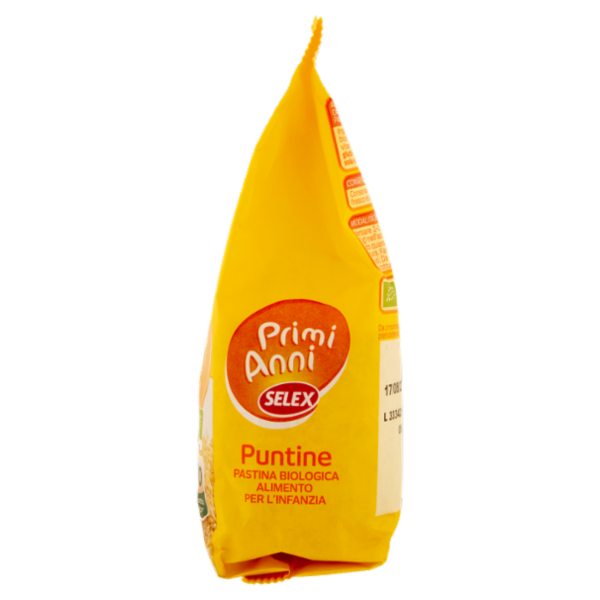 Selex Primi Anni Pastina per l'Infanzia Puntine Biologica 350 g
