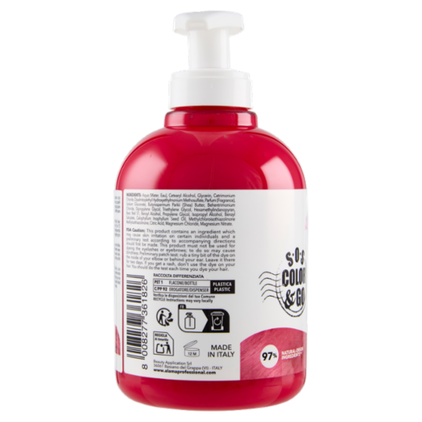 Alama Professional S.O.S. Color & Go Maschera nutriente e colorante Rosa 300 ml