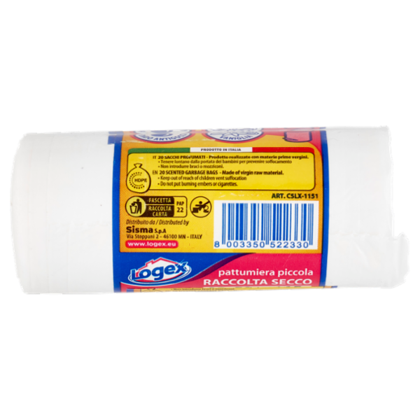 Logex Sacchi Bagno Raccolta Secco 35x50cm 15L 20 pz