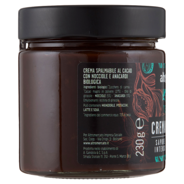 altromercato Bio Crema Fondente 230 g