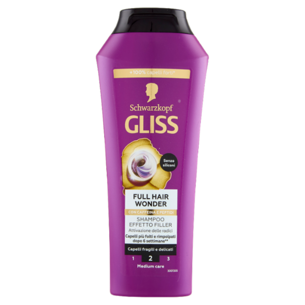 Gliss Full Hair Wonder Shampoo Effetto Filler 250 ml