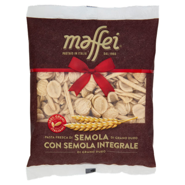 maffei Pasta Fresca di Semola di Grano Duro Maritati con Semola Integrale 400 g