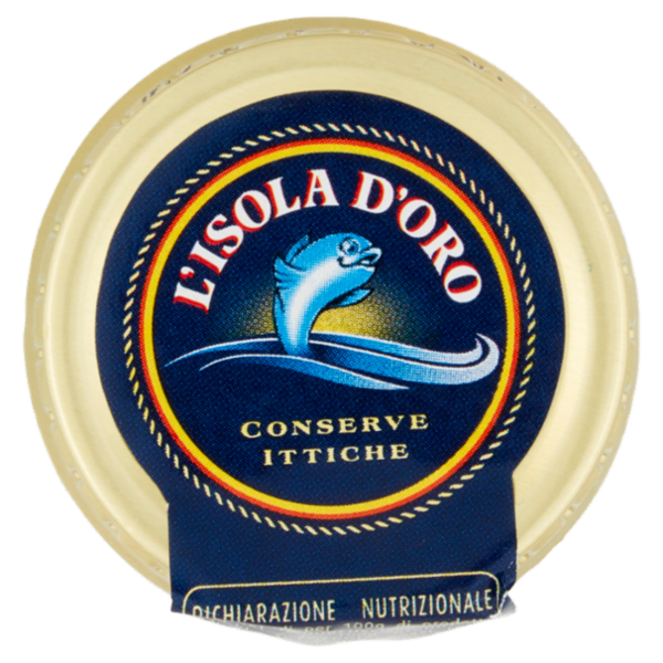 L'Isola d'Oro Filetti di Sardine in Olio di Semi di Girasole 90 g