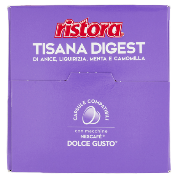 ristora Tisana Digest Capsule Compatibili con macchine Nescafè Dolce Gusto 10 x 2,5 g