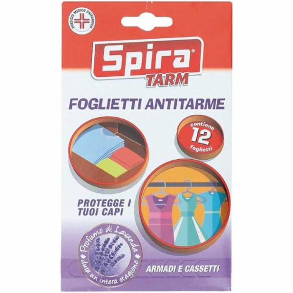 Spira Antitarme Lavanda 12 Pezzi