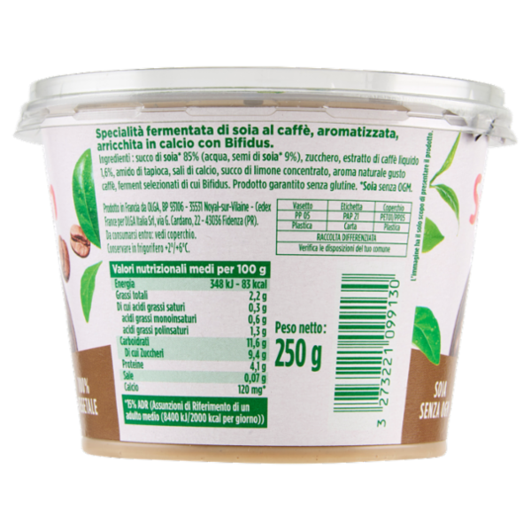 Sojasun Bifidus Caffè 250 g