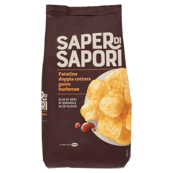 Selex Saper di Sapori Patatine Doppia Cottura Gusto Barbecue 130 g