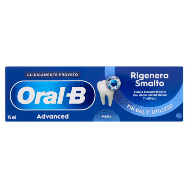 Oral-B Advanced Dentifricio Rigenera Smalto Menta 75 ml