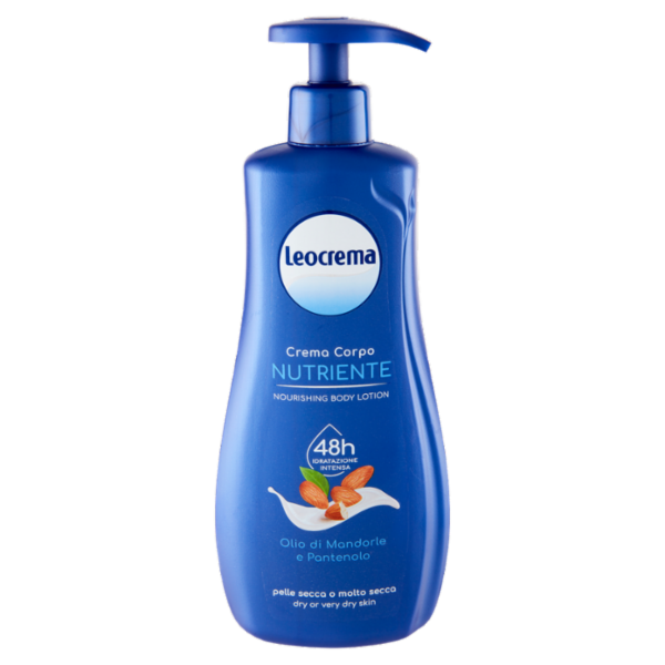Leocrema Crema Corpo Nutriente Olio di Mandorle e Pantenolo 500 ml