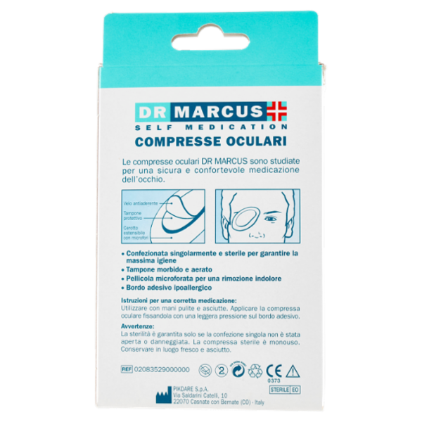 Dr Marcus Self Medication Compresse Oculari 10 pz