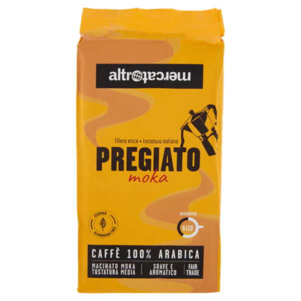 altromercato Pregiato moka Caffè 100% Arabica 250 g