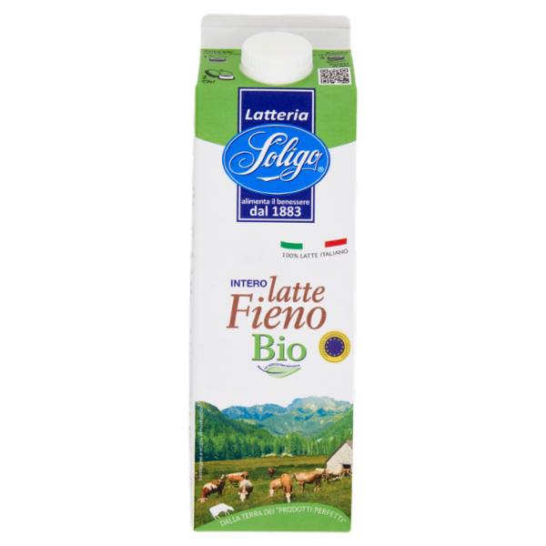 Latteria Soligo latte Fieno STG Bio Intero 1000 ml