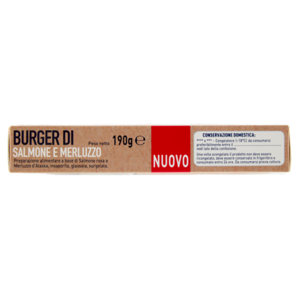 FRoSTA Burger di Salmone e Merluzzo 190 g
