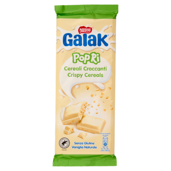 Galak PoPri Tavoletta Cioccolato Bianco con Cereali 90g