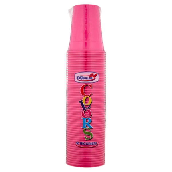 DOpla Colors Bicchieri 200ml Fucsia 50 pz