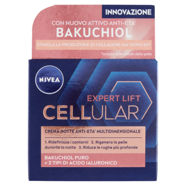 Nivea Expert Lift Cellular Crema Notte Anti-Età Multidimensionale 50 ml