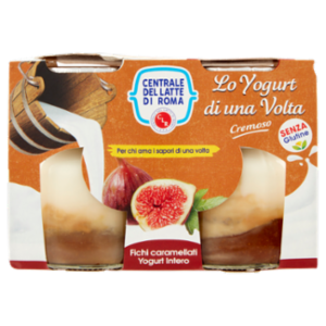 Centrale Del Latte Di Roma Lo Yogurt Di Una Volta Cremoso Fichi Caramellati Yogurt Intero 2 x 125 g