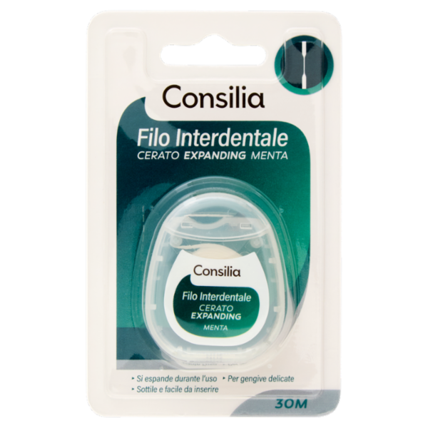 Consilia Filo Interdentale Cerato Expanding Menta 30 m