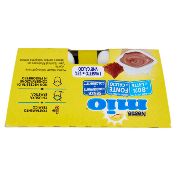 NESTLÉ MIO Merenda al Latte Cacao 4 Vasetti da 100g