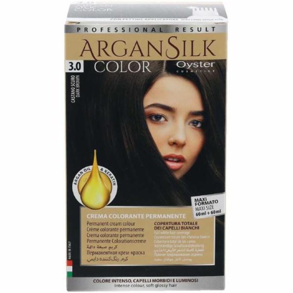 Oyster Crema Color Argan Silk Castano Scuro 3 120ml