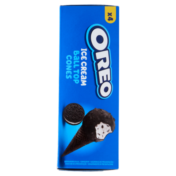 OREO Ice Cream Ball Top Cones 4x66g