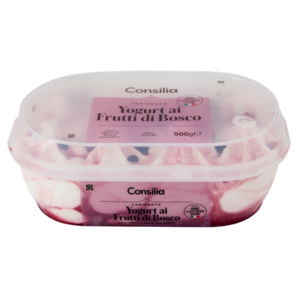 Consilia Gelato Yogurt ai Frutti di Bosco 500 g