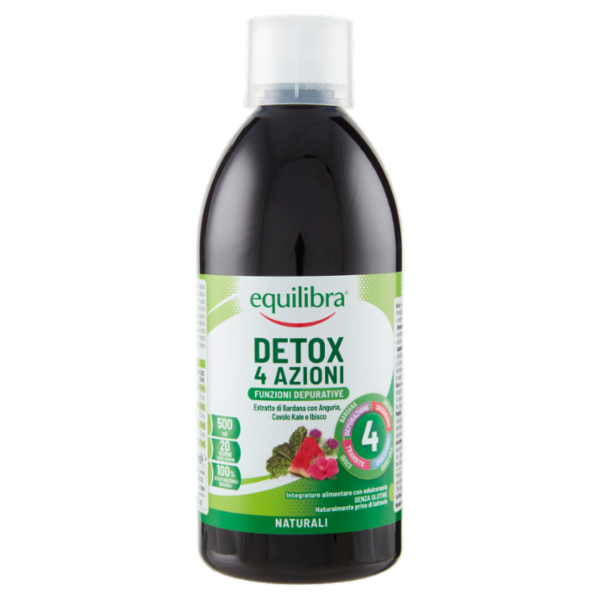 equilibra Detox 4 Azioni Funzioni Depurative 500 ml