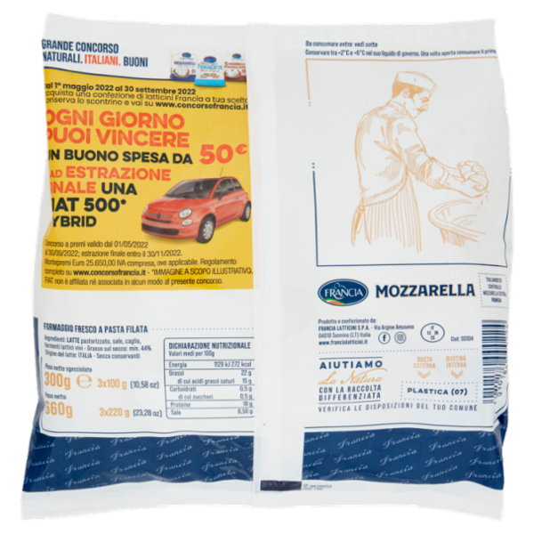 Francia Mozzarella 3 x 100 g