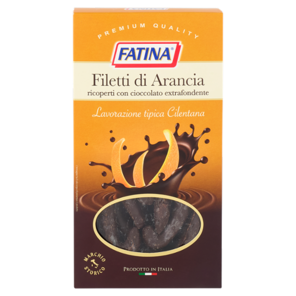 Fatina Filetti di Arancia ricoperti con cioccolato extrafondente 150 g