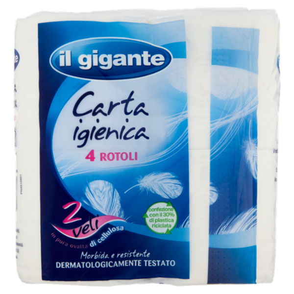 IL GIGANTE Carta igienica Rotoli 4 pz