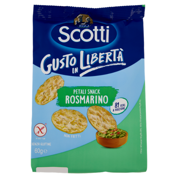Riso Scotti Petali Snack Rosmarino 60 g