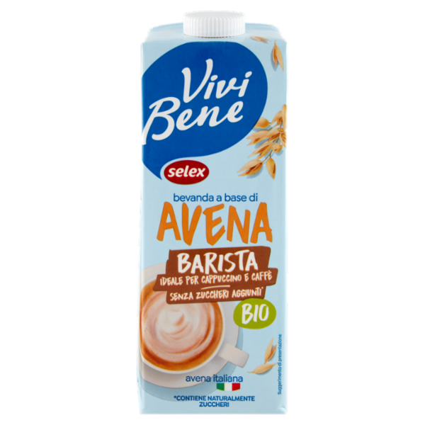 Selex Vivi Bene Bevanda a Base di Avena Barista Biologica 1 L