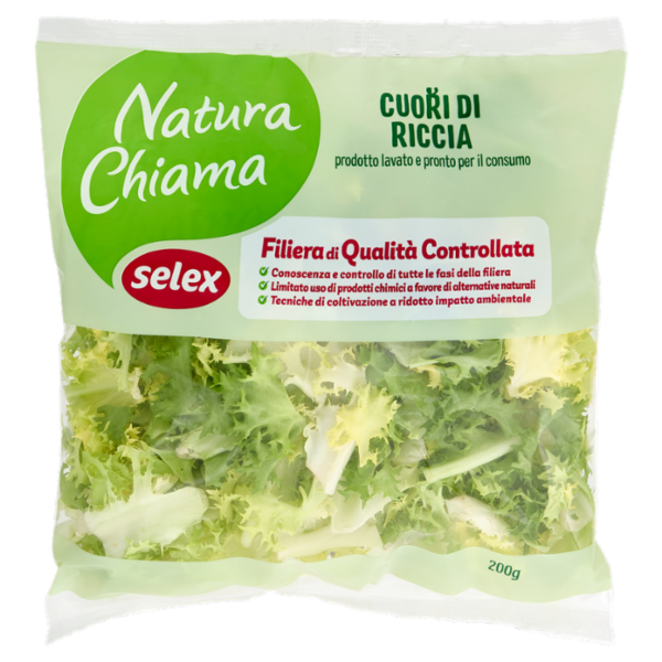 Selex Natura Chiama Cuori di Riccia Lavati e Pronti per il Consumo 200 g